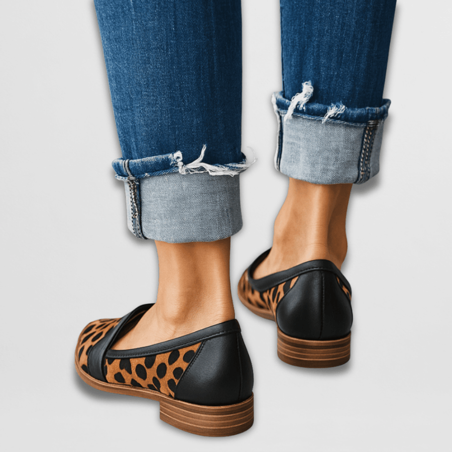 Helen | Mjuka Loafers i Veganskt Mocka
