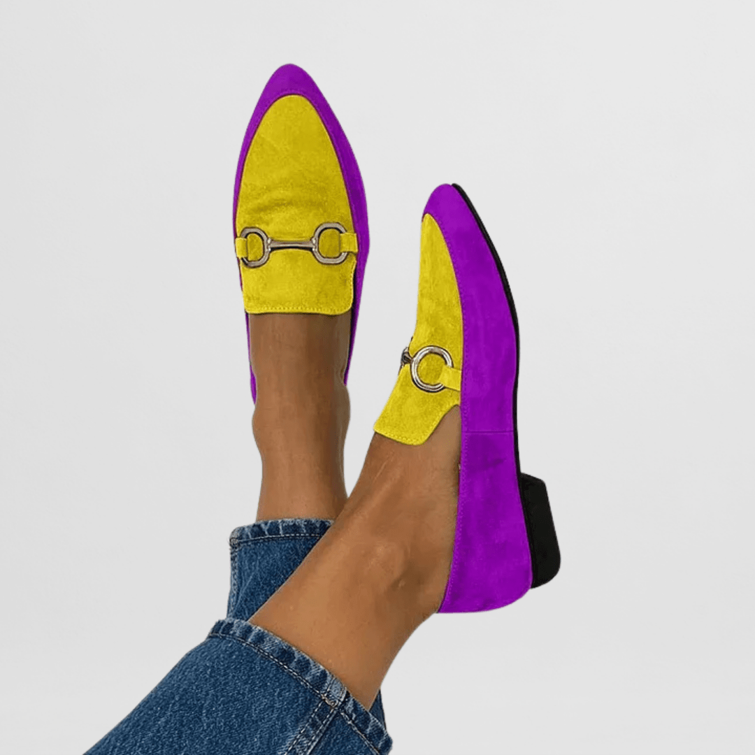 Ginevra | Färgglada Boho-loafers