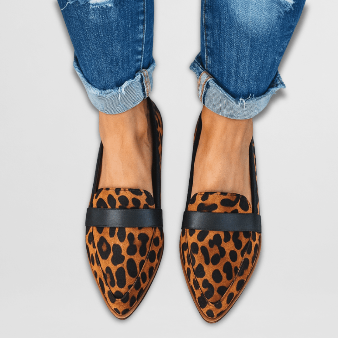 Helen | Mjuka Loafers i Veganskt Mocka